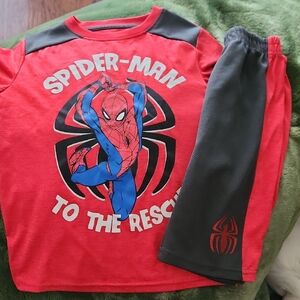 Marvel Spider-Man Red and Black Kids Matching Set
